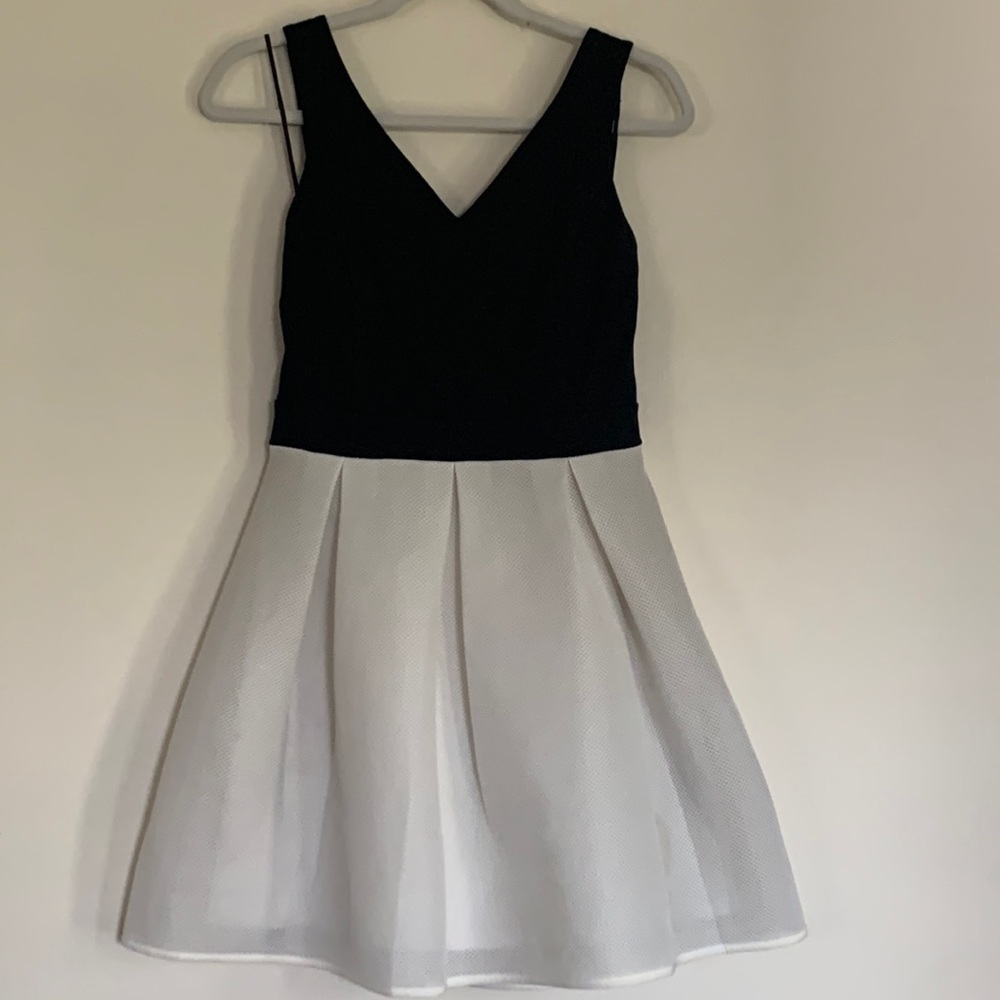 Black and white dress